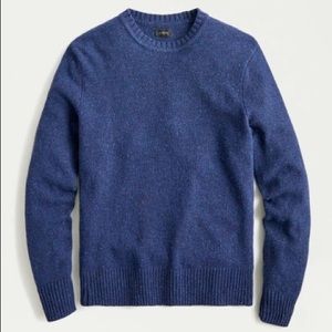 NWT J Crew Rugged Merino Wool Donegal Sweater